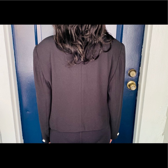 Principles Collection Black Crepe Jacket Size 14 - Picture 2 of 9